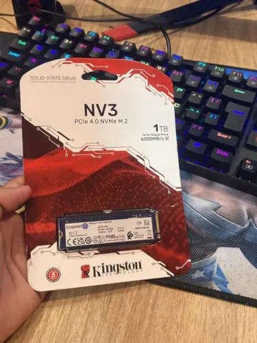SSD M.2 NVMe 1TB Kingston PCIe 4.0 - Novo e Lacrado
