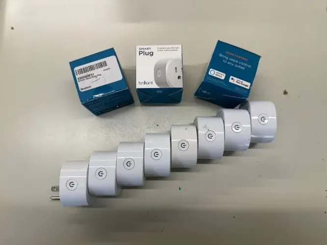 Kit 11 Tomadas Inteligentes Brilliant Smart Plug Wi-Fi | Smart Home | Alexa | Google