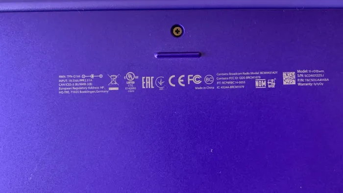Notebook HP Violeta 