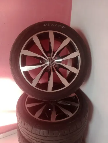 Jogo de rodas golf mk7 aro 17 original serve em Jetta Passat Tiguan Fusca 