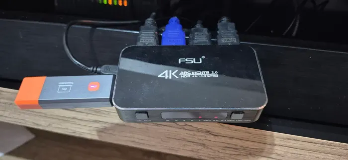 HDMI Switch 4K ARC - 4 Entradas / 1 Saída