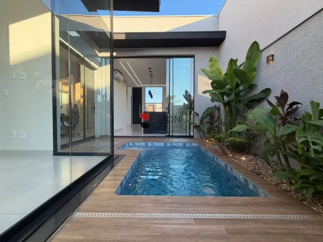Casa térrea alto padrão com 154m², 3 quartos/suítes à venda no Condomínio Vivendas da Mata