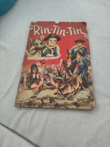 ALBUM INCOMPLETO RIN TIN TIN 1963 ED. VECCHI COM 224 FIGURINHAS DE 227 BANCA