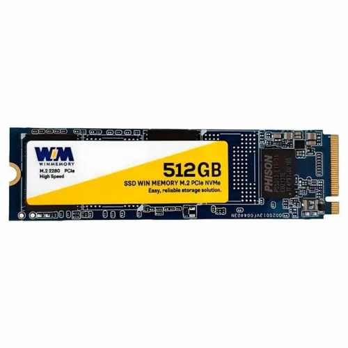 SSD Winmemory, 512GB, M.2 NVMe, Leitura 2400MB/s e Gravação 1600MB/s
