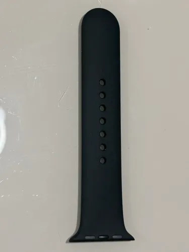 Pulseira Original Apple Watch Preta P/M Nunca Usada (1 Lado com Furos)