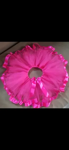 Saia de Tule Rosa Pink