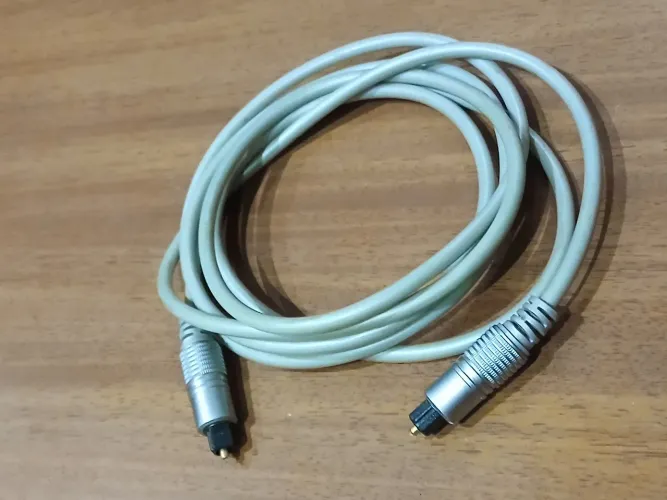 Cabo de Áudio Fibra Óptica 2m Toslink