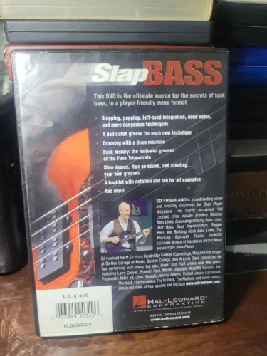 dvd slap bass the ultimate guide ed friedland