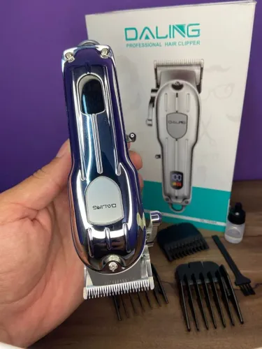 Máquina De Cortar Cabelo Profissional Sem Fio Daling - DL-1538A