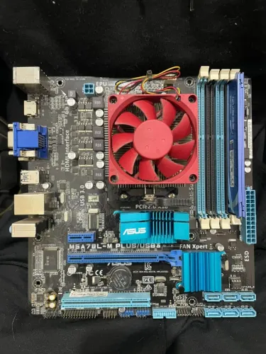 Placa-mãe ASUS M5A78L-M PLUS/USB3 + AMD FX-6300 + Cooler + ram 2 gb