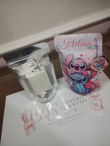 SAQUINHO ZIP LOCK COM TANG PERSONALIZADO