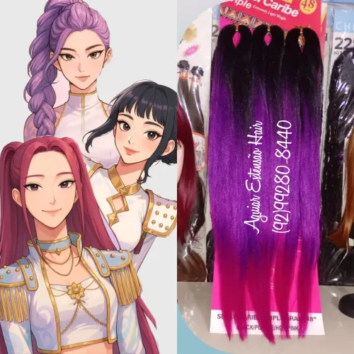 Cabelo Jumbo várias cores 