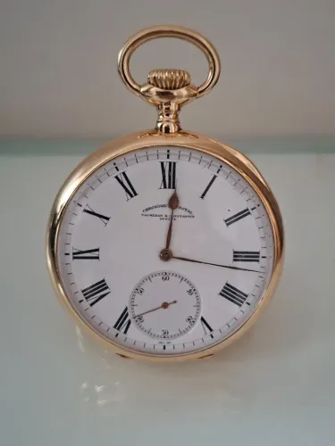 Lindo Relógio de bolso Vacheron & Constantin Geneve Chronometre em ouro 18k