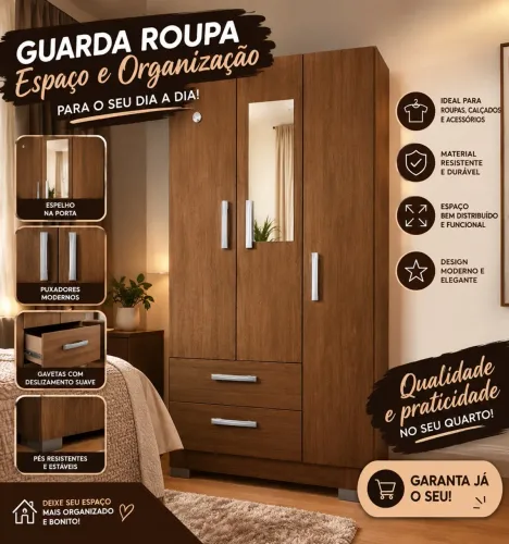 Guarda roupa solteiro