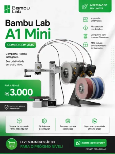 Bambu Lab A1 Mini Combo + AMS - Usada