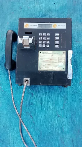 Telefone orelhão cartão