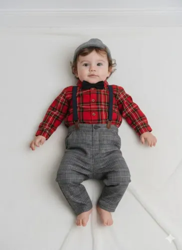 Conjunto Camisa e Calça suspensorio Oshkosh tamanho 3 meses Importado (novo)