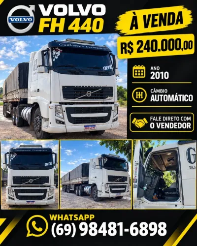Volvo fh 440 2010 automático