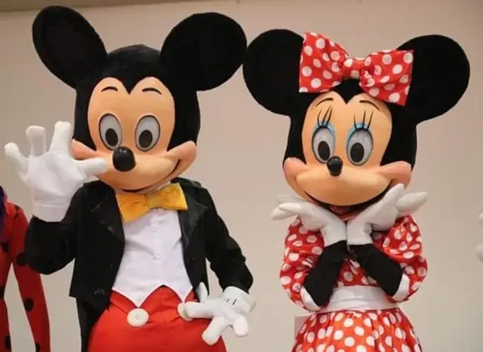 kit 2 fantasias Mickey Mouse e Minnie conjunto tamanho M/G