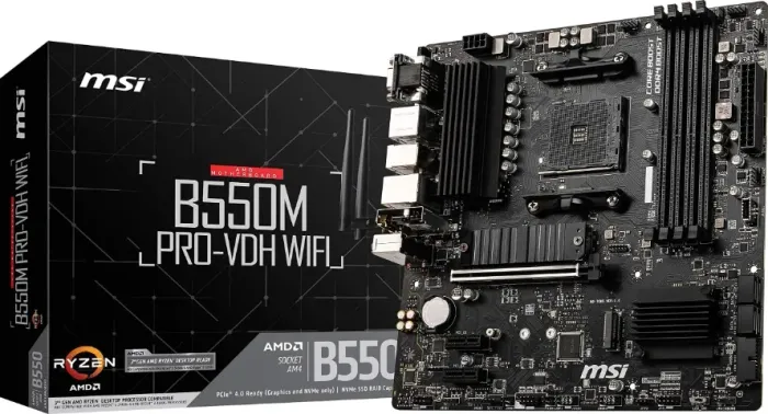 Placa mae MSI B550m Pro-vdh seminova