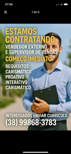 Estamos contratando supervisor externo.