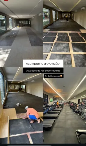 PISO EMBORRACHADO ACADEMIA 