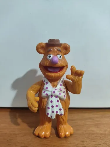 Miniatura boneco urso fozzies Muppets raro