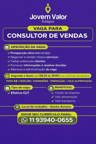 Consultor de vendas
