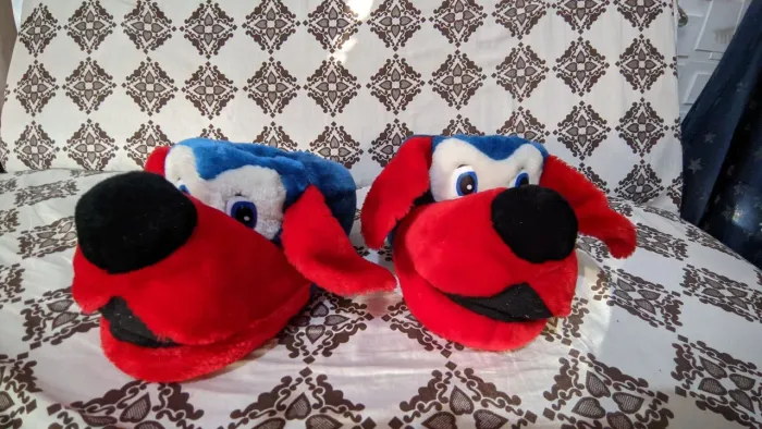 Pantufa 3D Cachorrinho Pelúcia - Super Quentinha e Macia - Tamanho 38/39