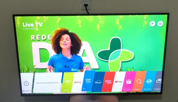 Tv 50 LG Smart 4k Perfeita - Passo Cartão e Pego TV menor no Negócio