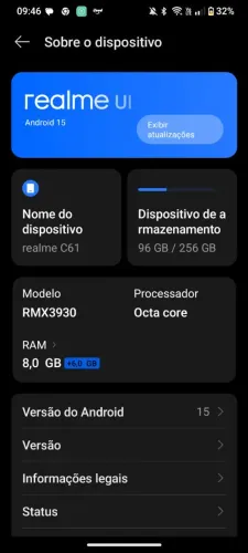 Célula realme A61 
