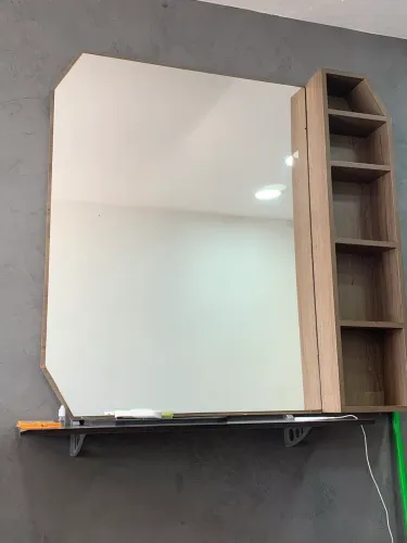 2 Espelhos grandes para com Nicho em MDF - Excelente Estado