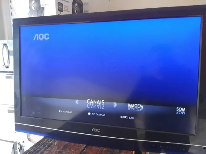 Tv monitor lcd 32" polegadas aoc funcionando perfeitamente
