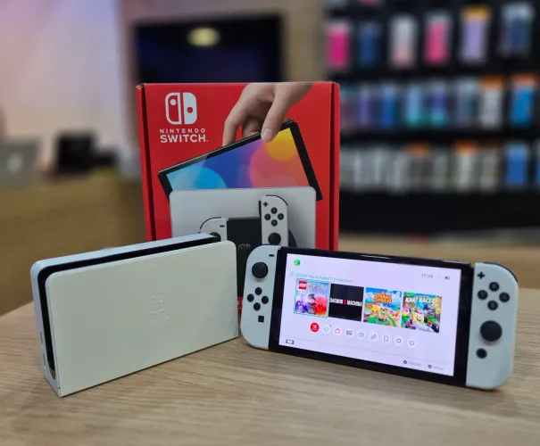 Nintendo switch oled desbloqueado ( 6 meses garantia )
