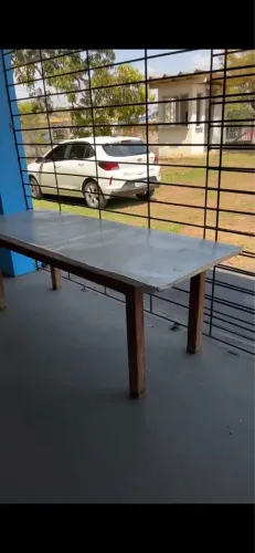 Vendo mesa alumínio