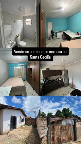 Vende-se ou troca em casa no Santa Cecília 