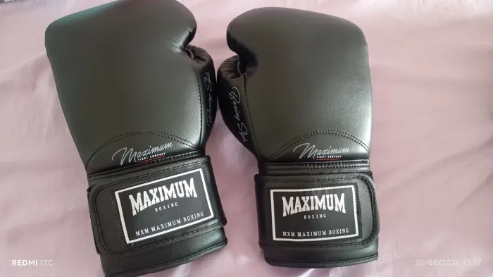 Luva De Boxe E Muay Thai - Maximum Boxing Cor Black (preta) Tamanho 12 Oz