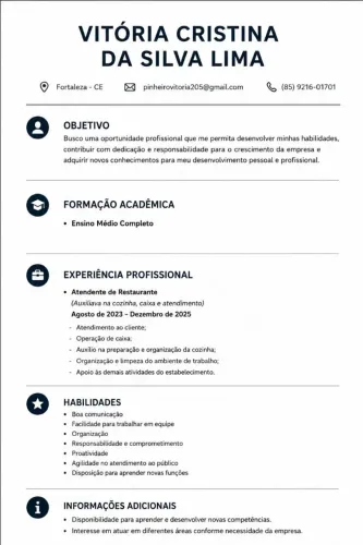 Ofereço emprego 