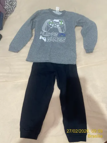 Conjunto roupa de frio menino tamanho 8