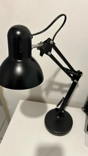 Luminária Pixar Articulada Preta