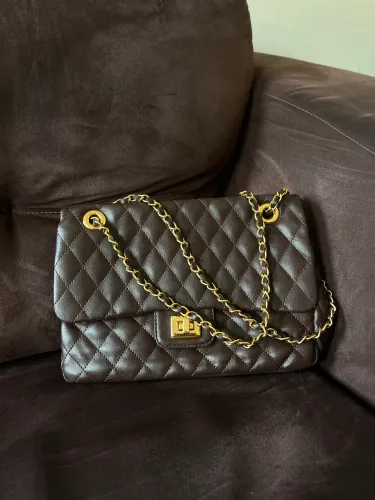 Bolsa Marrom matelasse
