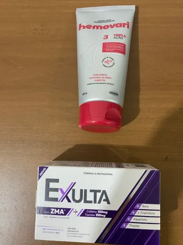 Exulta pre treino + Creme