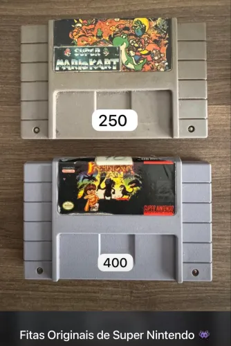 Jogos Originais de Super Nintendo 