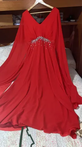 Vestido festa G vermelho
