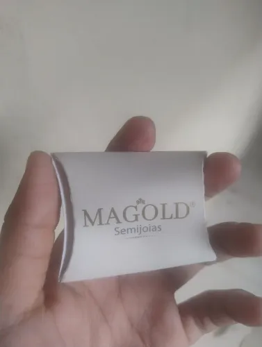 Semi jóia brincos MAGOLD novos