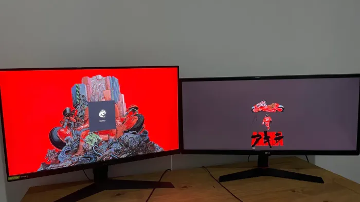 Dois monitores LG Ultragear 27 144hz FHD e Ultrawide 29 75hz FHD