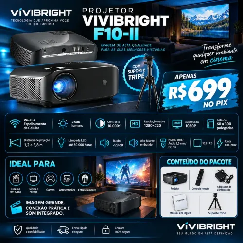 Projetor Led F10- II