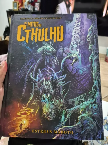 Os mitos de cthulhu quadrinho hq pipoca e nanquim esteban maroto