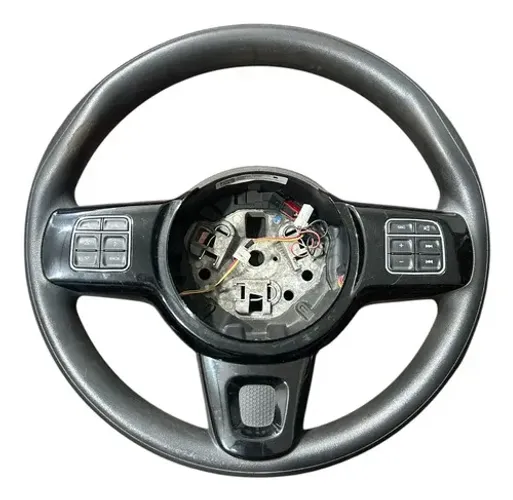 Volante Direção Com Comando Fiat Mobi Drive 2018 2019 Preto