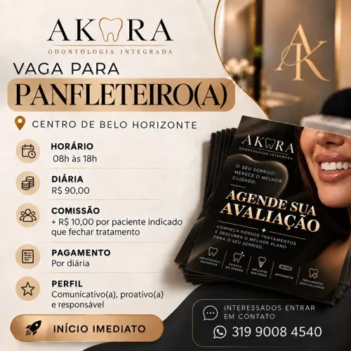 Vaga de Panfleteiro (a)
